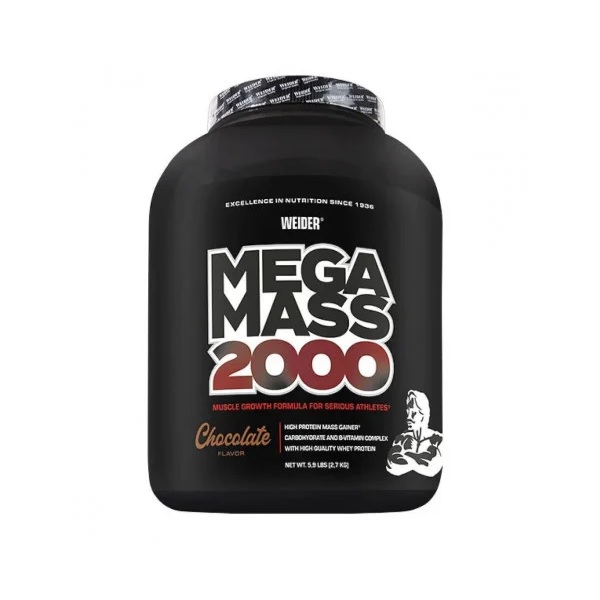 Weider Mega Mass 2000 - pudra pentru marirea masei musculare - 2.7 kg