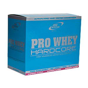 Pro Whey Hardcore, 10 plicuri, diverse arome - Pronutrition